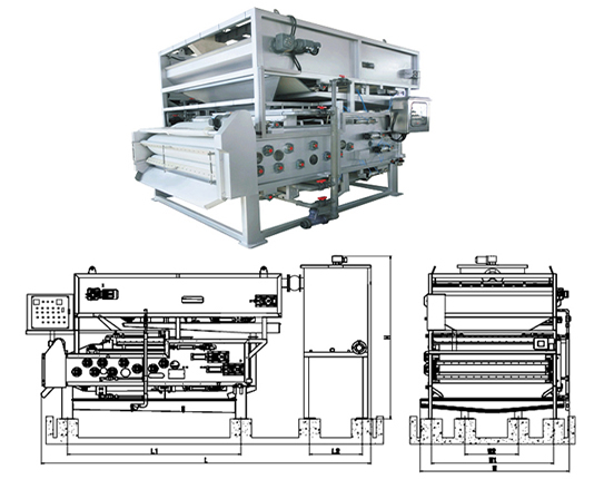 帶式壓濾機(jī)防銹防腐處理
